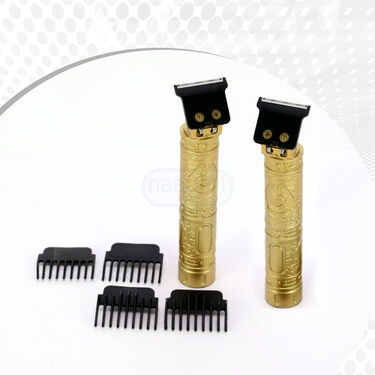 Stylish Rechargeable Men’s Golden Hair Trimmer