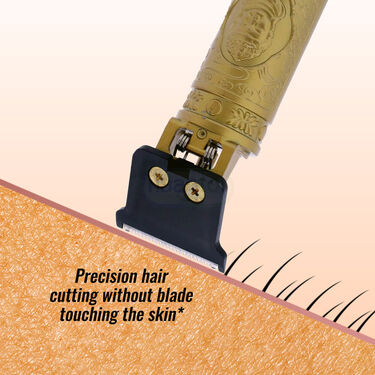 Stylish Rechargeable Men’s Golden Hair Trimmer