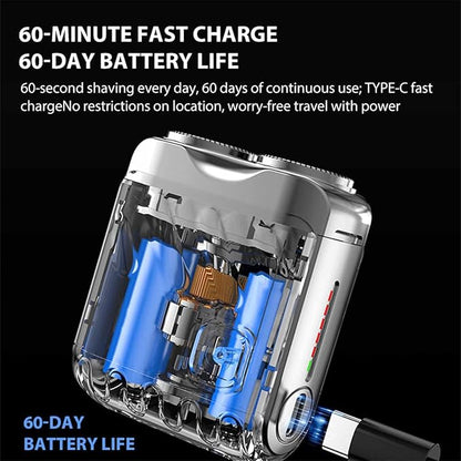 Portable Mini Shaver - Smooth & Gentle